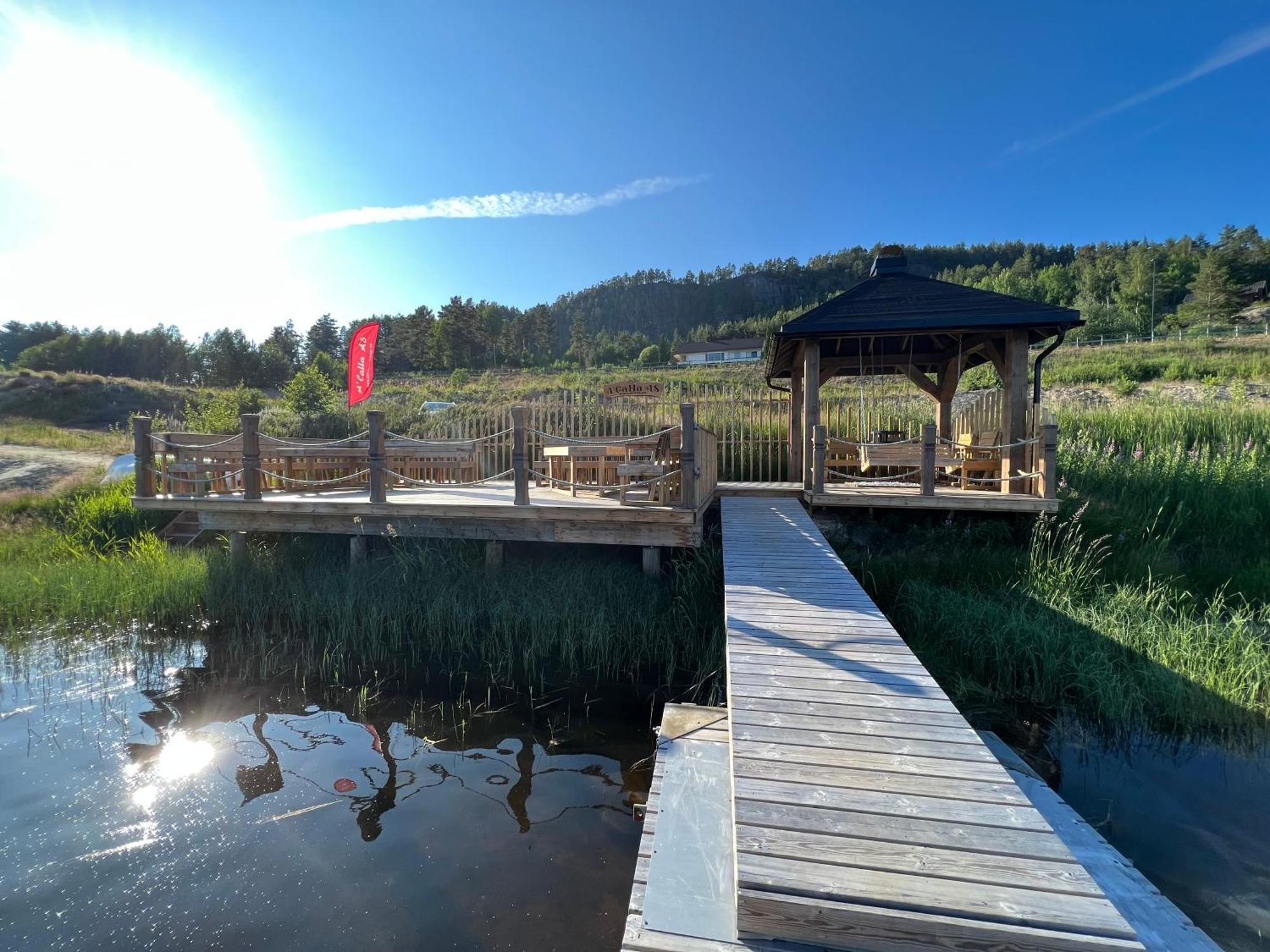 Hytte Naer Vannet, Jacuzzi Og Sauna Vradal Exterior photo
